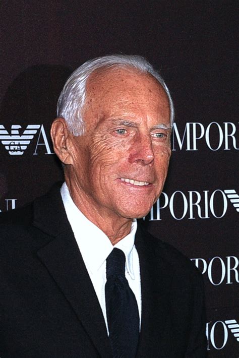 giorgio armani brand history.